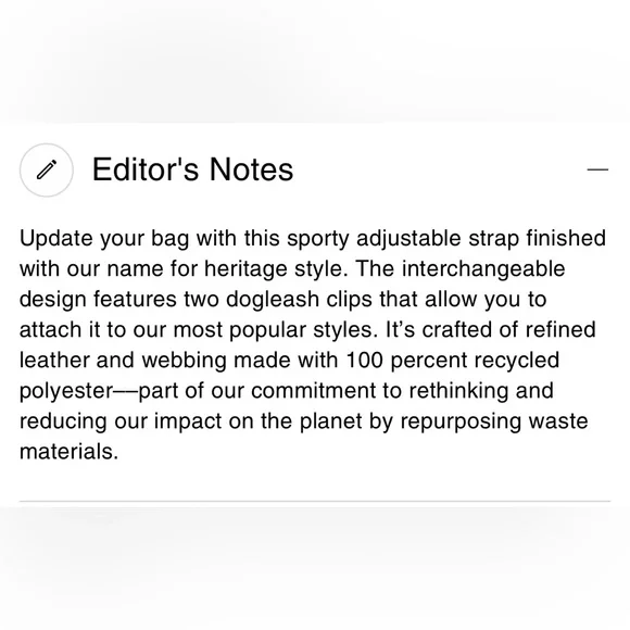 Coach Tonal Signature Webbing Strap - Picture 3 of 6